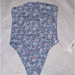 Frankie’s Bikinis Floral One Piece